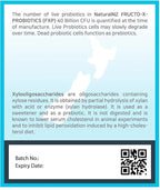 Natural NZ Fructo X Probiotics 40 Billion - 60 Vegetarian Capsules - image 3