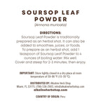 Alkaline Herb Soursop Leaf Powder - 4 oz - image 2