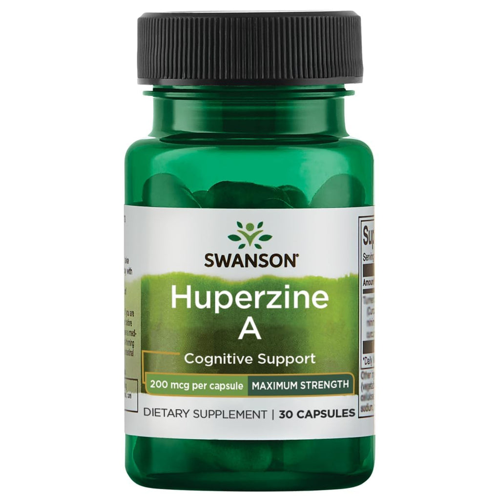 Swanson Maximum-Strength Huperzine A 200 mcg