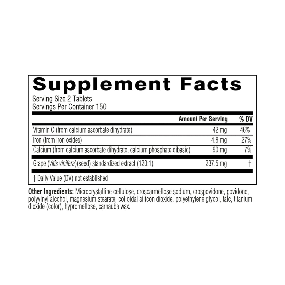 Swisse Grape Seed Extract Capsules Antioxidant - 300 Tablets - image 7
