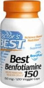 Doctor's Best Benfotiamine 150 mg - 120 Vegetarian Capsules