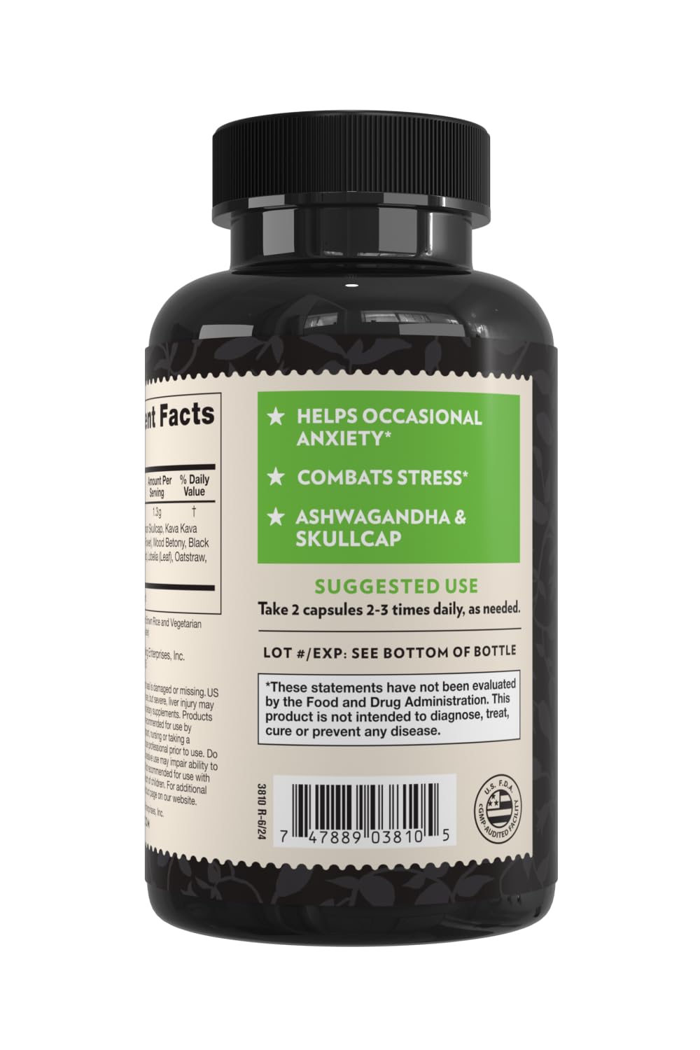 Crystal Star Relax Herbal Supplement - 60 Capsules - image 2