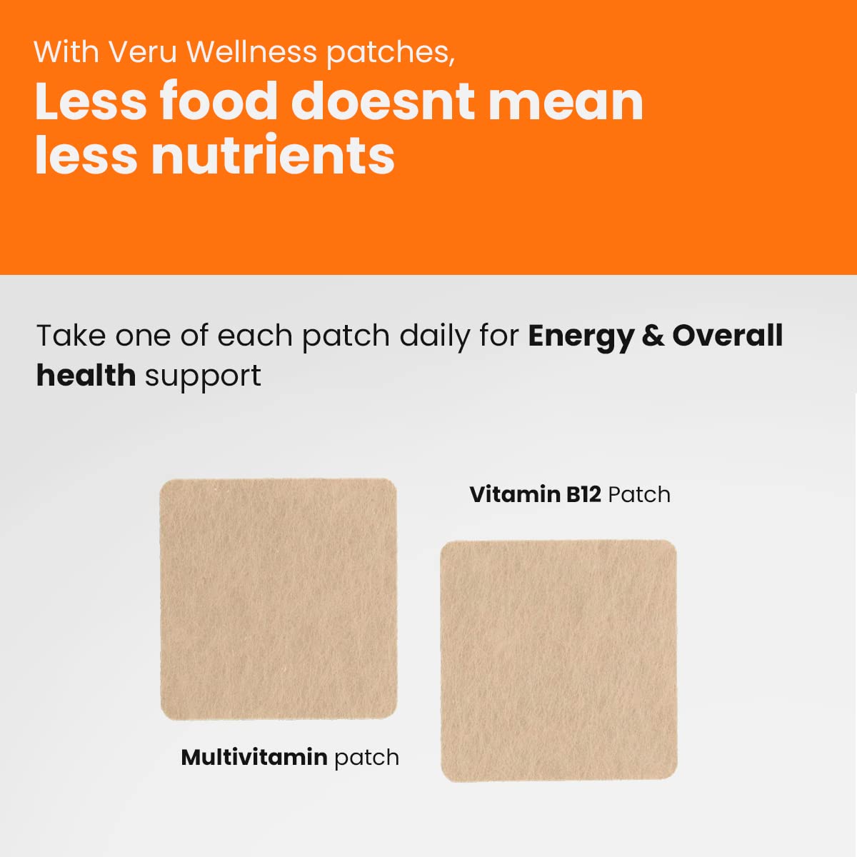 Veru Wellness Duo Lifestyle Patches - 60 Count