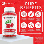 PUREFINITY Tart Cherry Gummies Uric Acid Flush - 120 Count - image 3