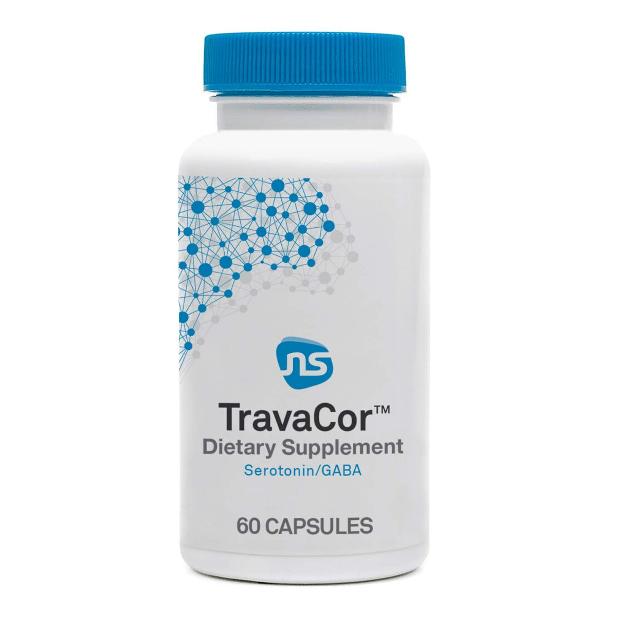 NeuroScience TravaCor Mood Support Supplement - 60 Capsules
