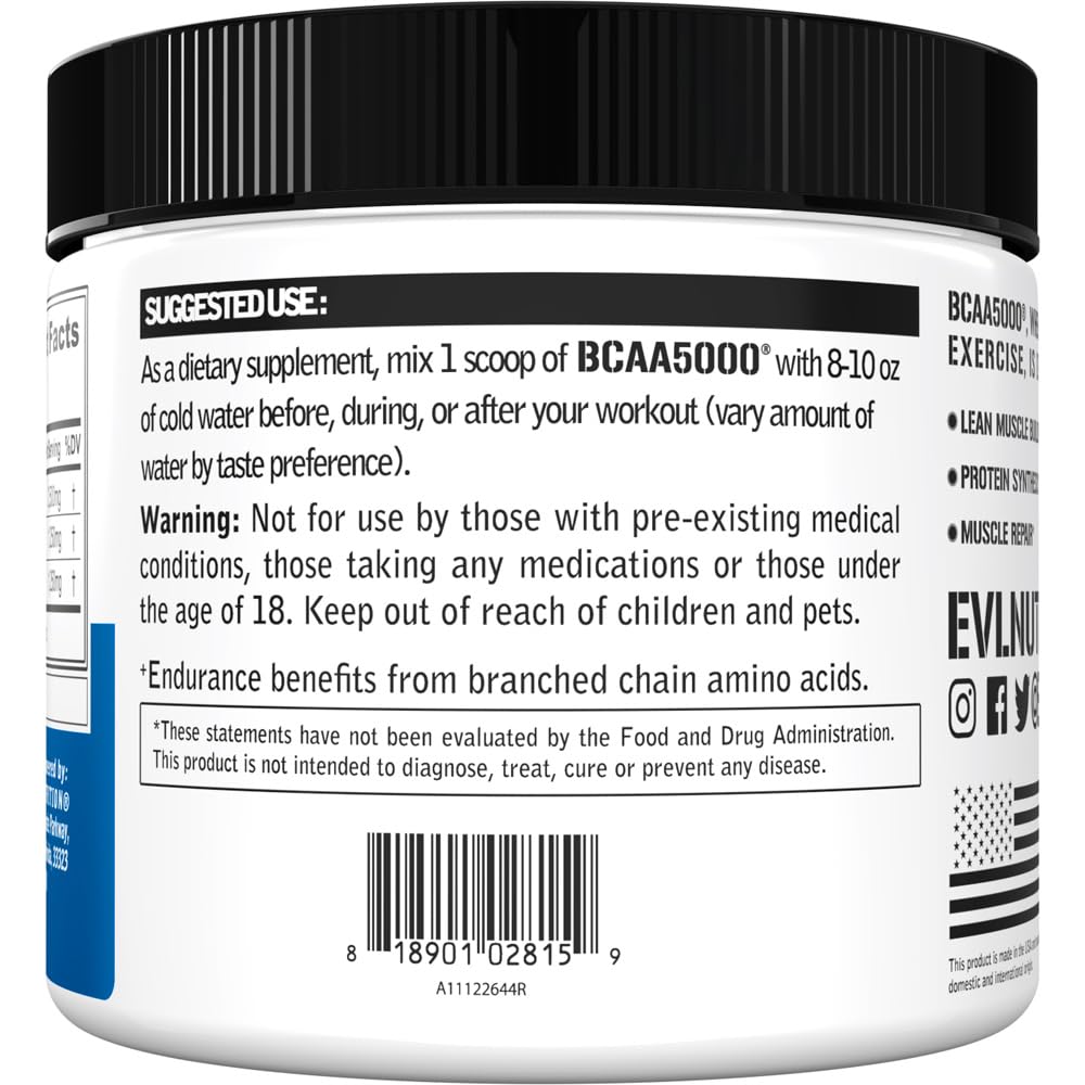 Evlution EVL BCAAs Amino Acids Powder - 30 Servings - image 3