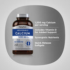 Piping Rock Calcium 1200 mg with Vitamin D3 - 240 Softgels - image 4