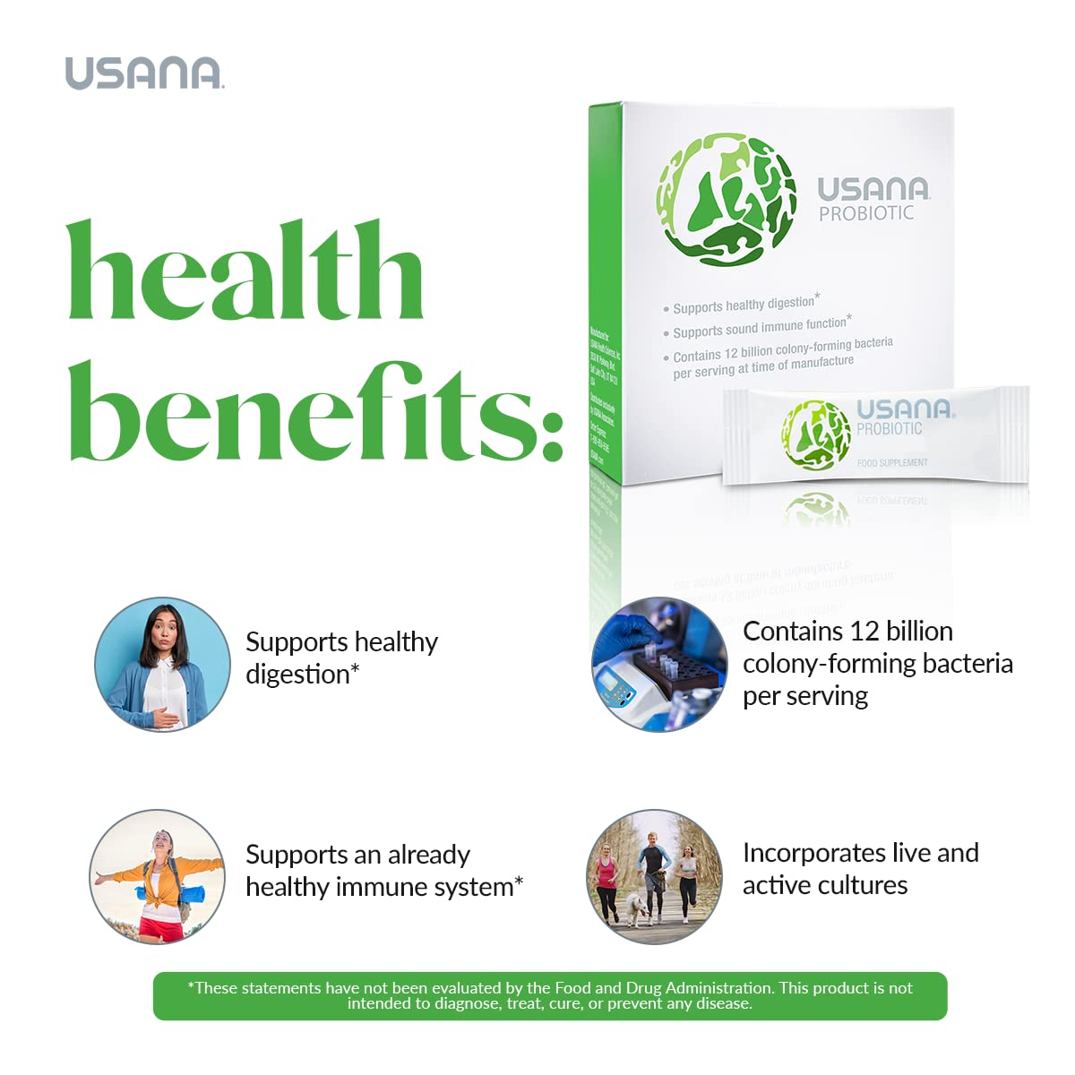 USANA Probiotic Digestive Health Supplement - 14 Stick Packs - image 5