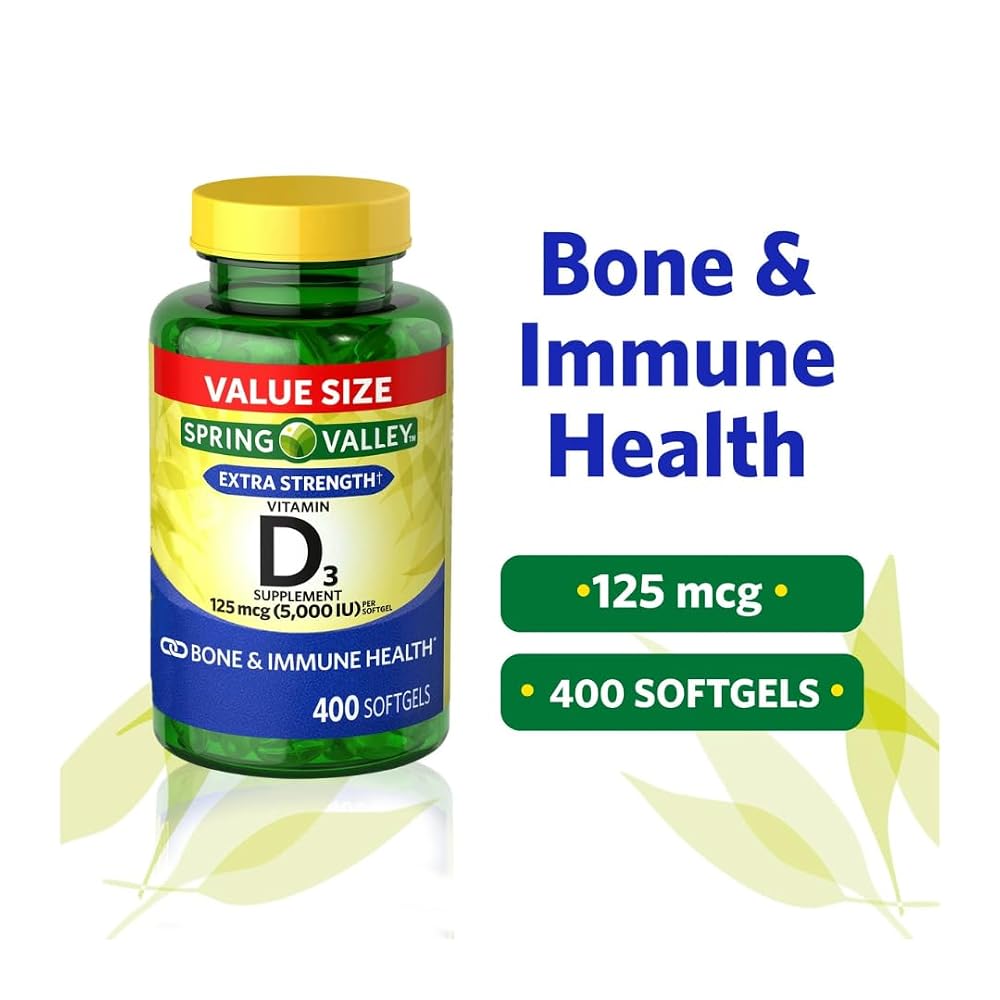 FitMania Vitamin D3 Softgels 5,000 IU - 400 Count - image 3
