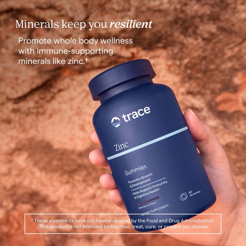 Trace Minerals Zinc Chewable Gummies 30mg - 60 Gummies - image 5