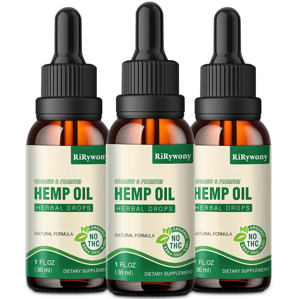 RiRywony Health Hemp Oil Omega 3-6-9 - 3 Pack