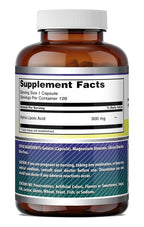 Amazing Formulas Alpha Lipoic Acid 300 mg Capsules Supplement