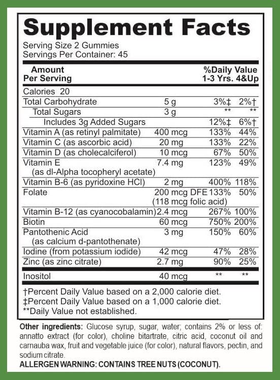 LifeSource Vitamins Kids & Teens Multivitamin Gummies - 90 Gummies - image 5