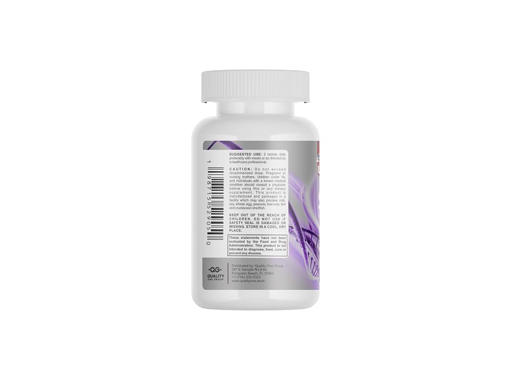 QUALITY ONE Chamomile Passionflower Choline Vitamins - 90 Tablets - image 6