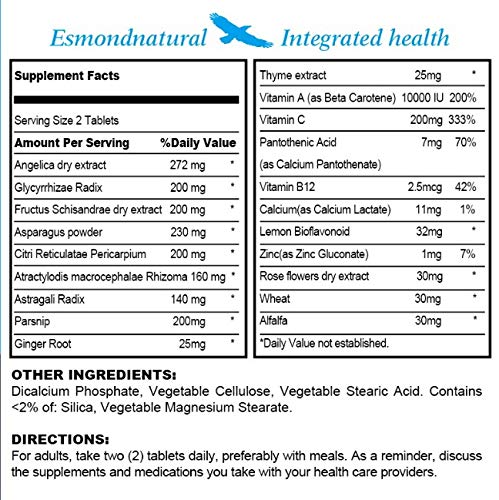 Esmond Natural Lung Cleanser Respiratory Support - 300 Tablets - image 3