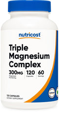Nutricost Triple Magnesium Complex 300mg - 120 Capsules