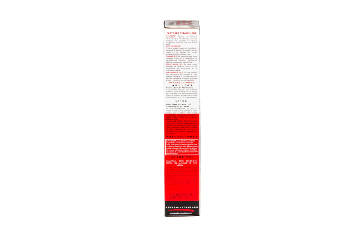 S.S.S. CO. S.S.S. Tonic Liquid Iron & Vitamin B Supplement - 10 Fl Oz - image 4