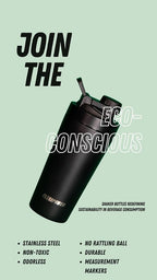 CleanPower Clean Power Stainless Steel Shaker Bottle