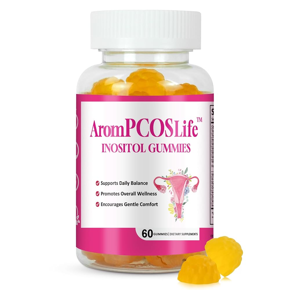 Aromlife Inositol Gummies for Women with Folate & B Vitamins - 60 Count