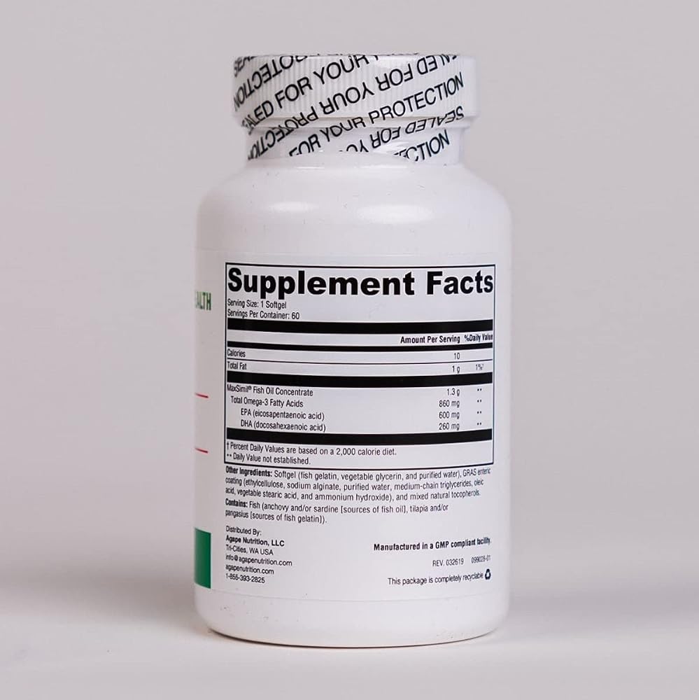 Protocols for Health Omega 3X 1300 Cardiovascular Support - 60 Softgels - image 2