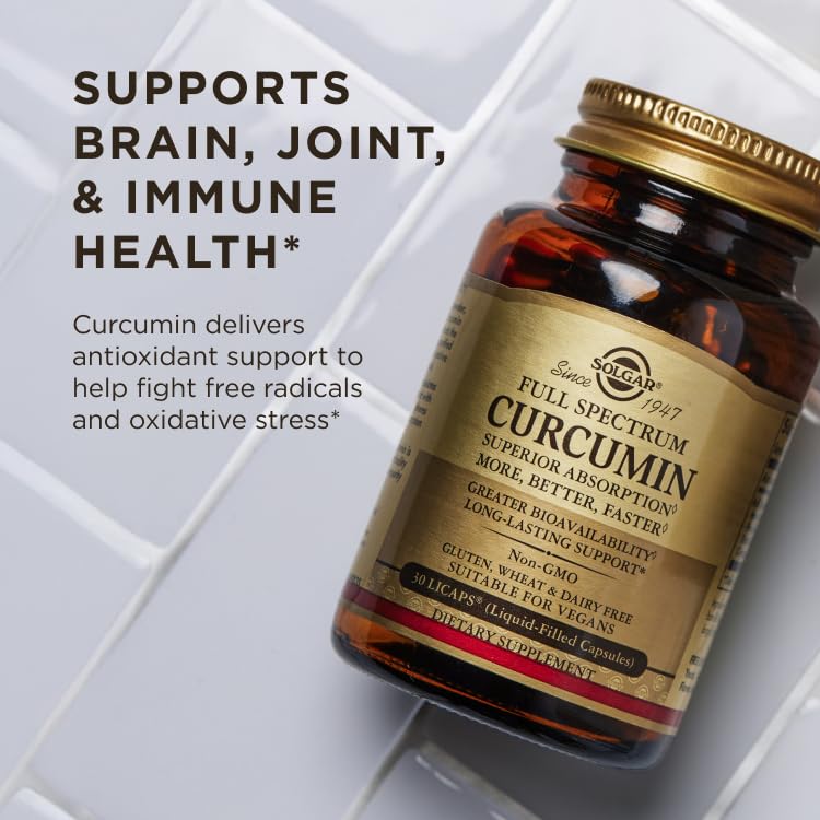 Solgar Full Spectrum Curcumin - 90 Softgels - image 5