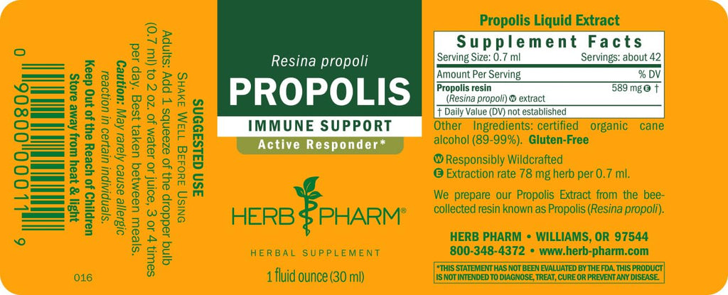 Herb Pharm Propolis Liquid Extract Immune Support - 1 oz - image 9