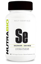NutraBio Selenium 200mcg Antioxidant Support - 90 Vegetable Capsules