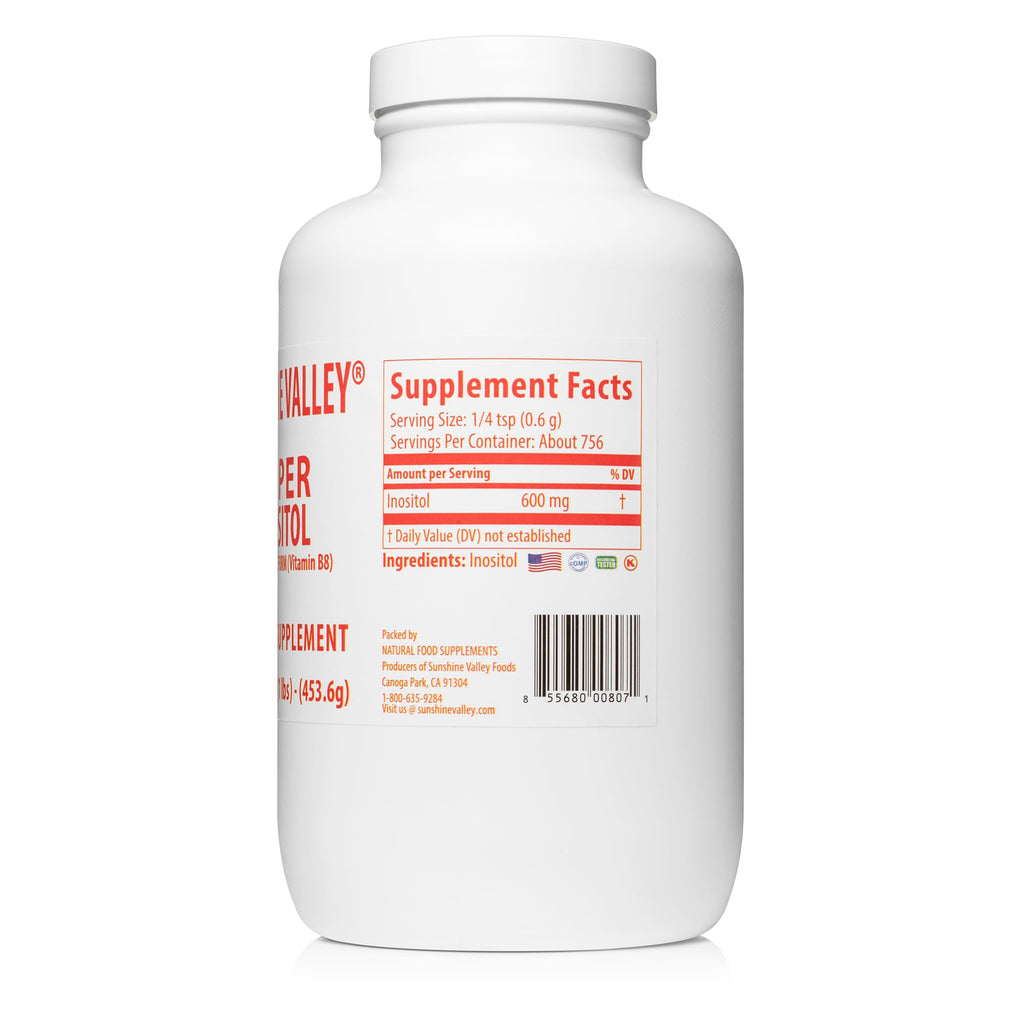 Sunshine Valley Super Inositol Powder - 16 oz - image 2