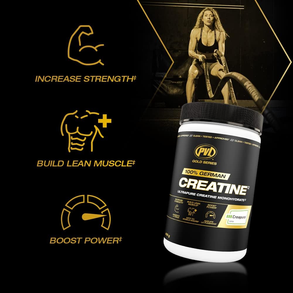PVL Creapure Creatine Monohydrate 100% German - 410 g - image 4