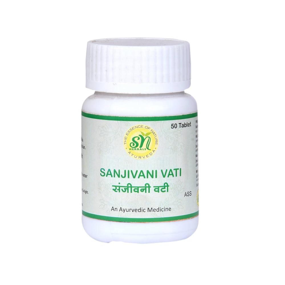 SN Herbals Sanjivani Vati Ayurvedic Herbal Tablets - 50 Tablets
