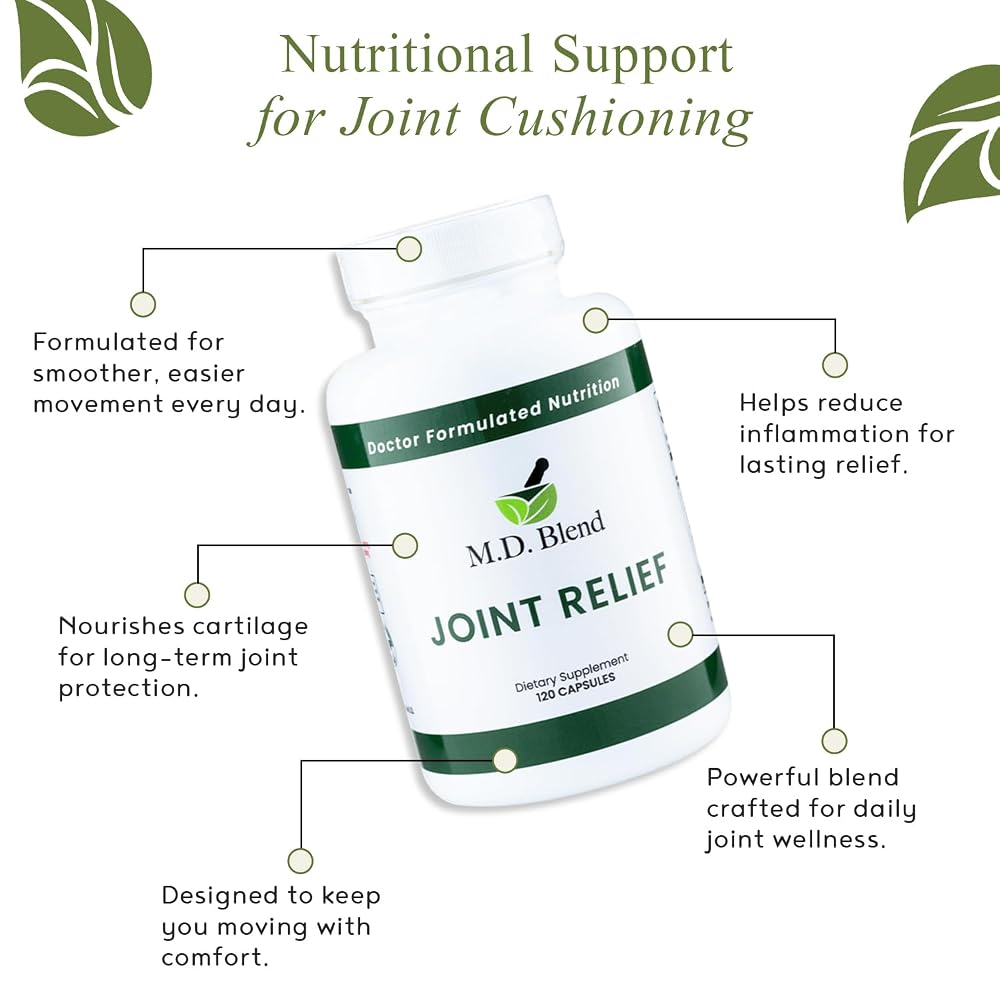 M.D. Blend M.D. Joint Supplement for Knees, Hips & Ankles - 120 Capsules - image 5
