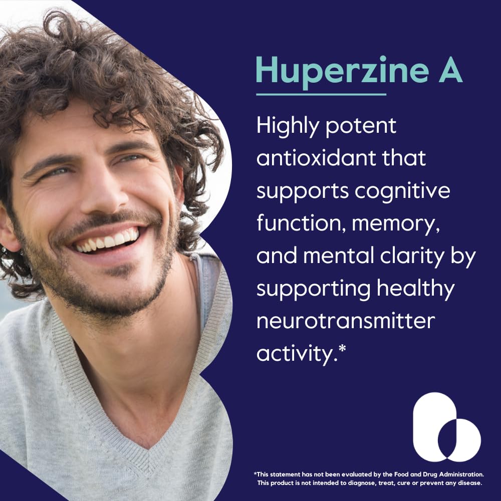 BESTVITE Huperzine A 400mcg Cognitive Support - 120 Vegetarian Capsules - image 3