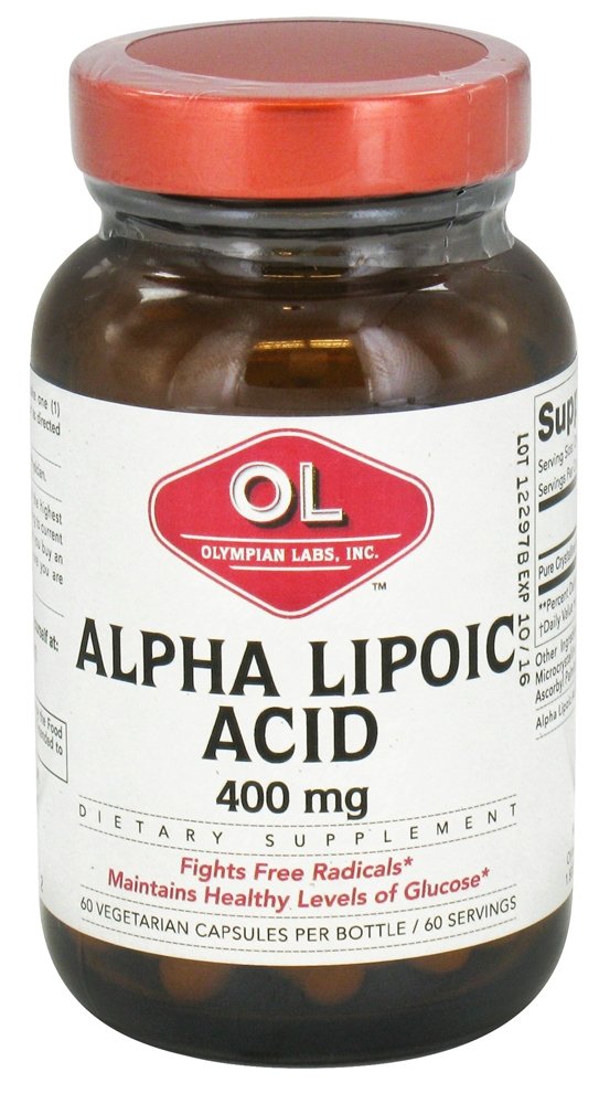 Olympian Labs Alpha Lipoic Acid 400mg - 60 Capsules