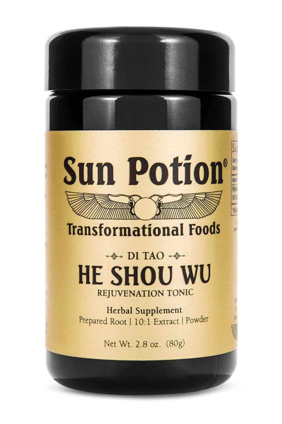 Sun Potion He Shou Wu Powder 10:1 Fo-Ti Root Extract - 200g