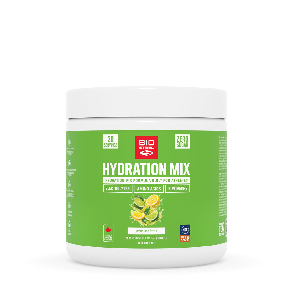 BioSteel Hydration Mix Lemon Lime Powder - 20 Servings