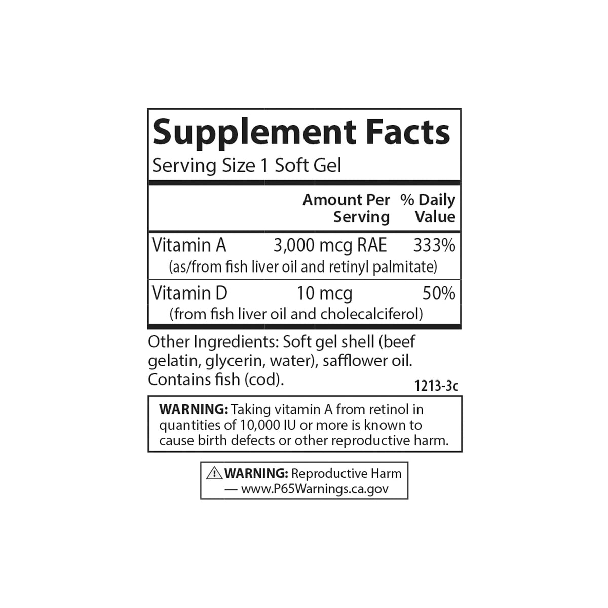 Carlson Vitamin A & D 10000 IU - 300 Softgels - image 4