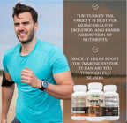 Parker Naturals Turkey Tail Mushroom Capsules - 120 Capsules - image 2