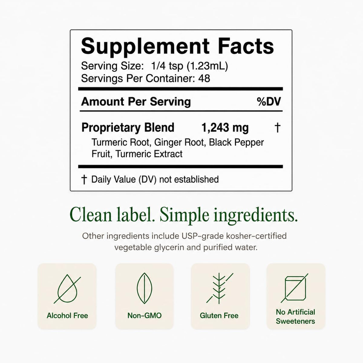 Go Nutrients Turmeric Ease Liquid Turmeric Drops - 2 Fl Oz - image 4