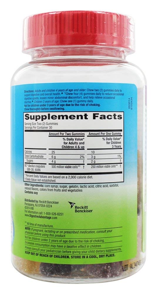 Schiff Digestive Advantage Probiotic Gummies - 60 Count - image 2