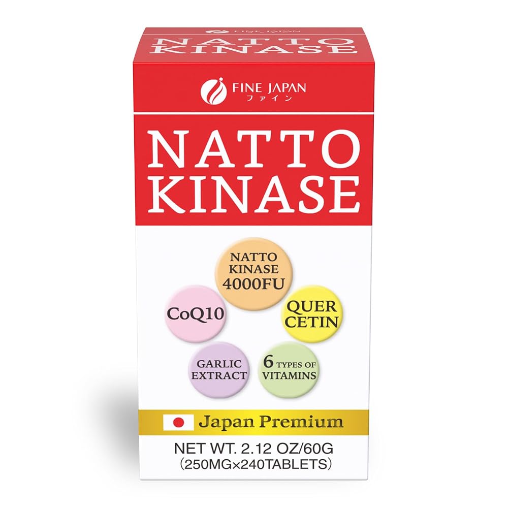FINE JAPAN Nattokinase 4000FU - Derived from Japanese Natto 180g