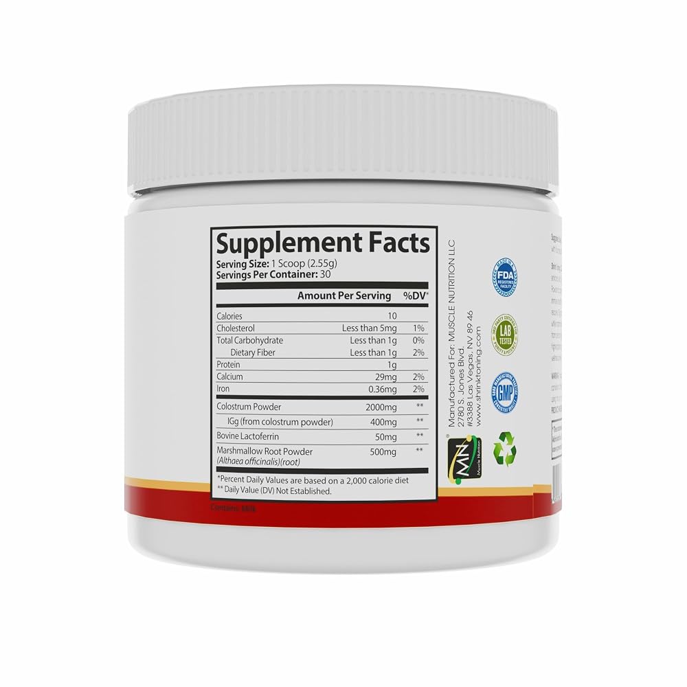 Shrink Colostrum Powder for Overall Health - 2.7 oz - image 8