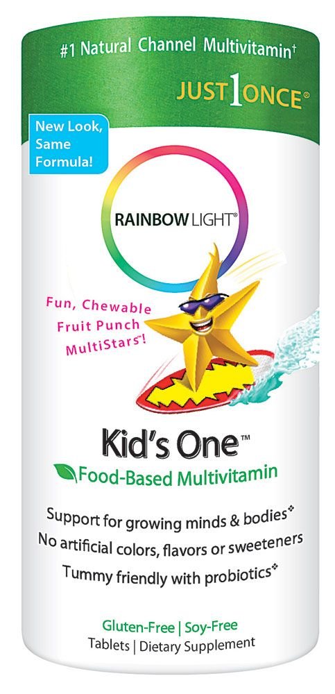 YOOZENA Rainbow Light Kids One MultiStars Multivitamin Chewables - 90 Tablets