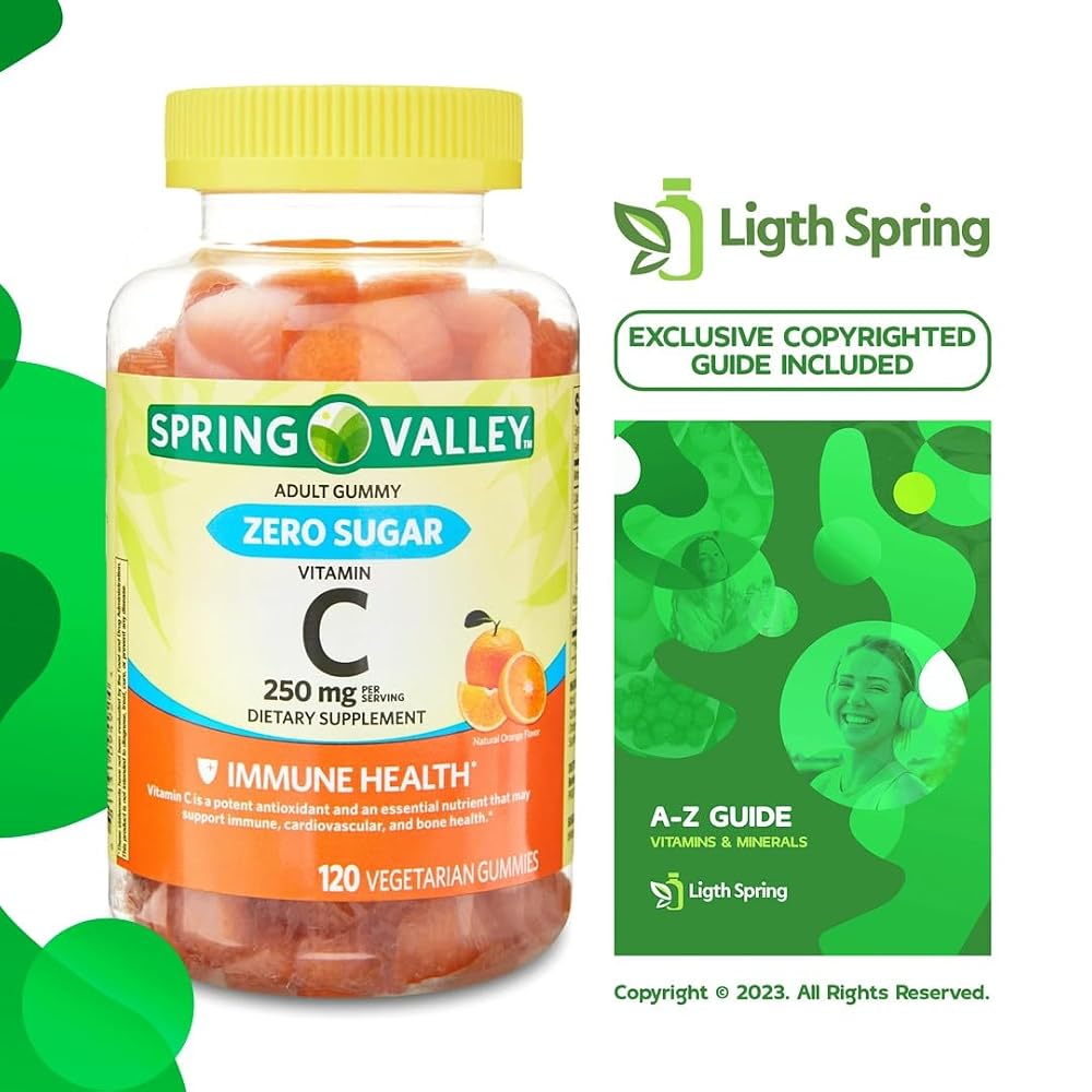 LightSpring Vitamin C 250 mg Gummies Immune Support - 120 Count - image 2