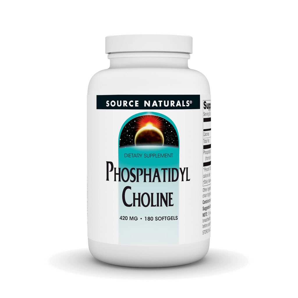 Source Naturals Phosphatidyl Choline 420 mg - 180 Softgels