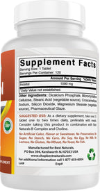 Best Naturals Inositol 1000 mg - 120 Tablets - image 6