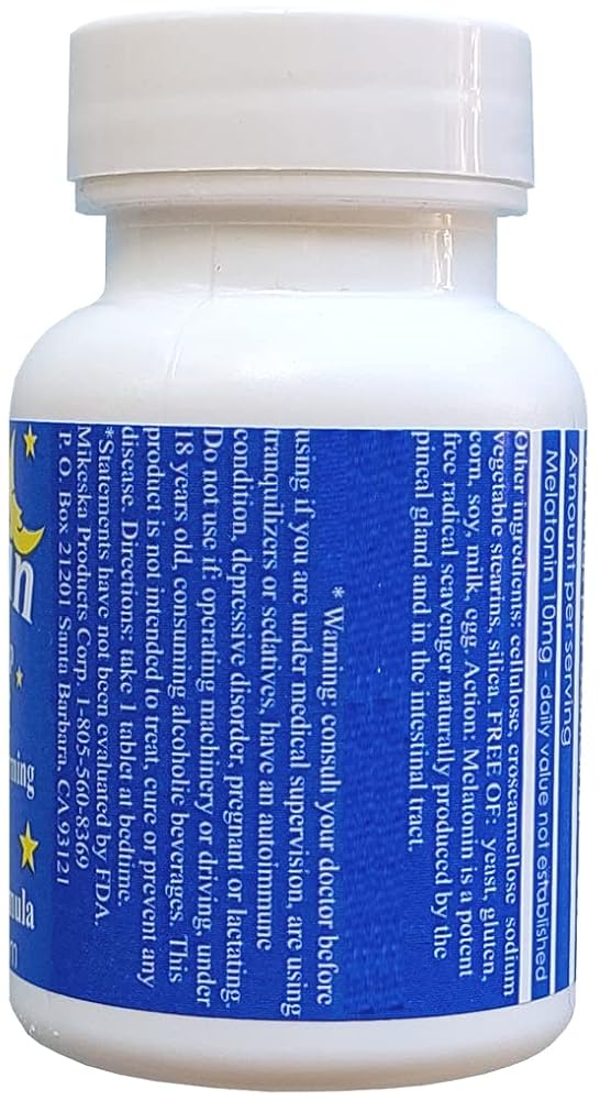SterlingHealth Melatonin 10mg Quick Dissolve Vegan - 500 Tablets - image 4