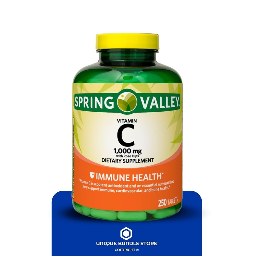 Unique Bundle Vitamin C 1000mg with Rose Hips - 750 Tablets - image 5