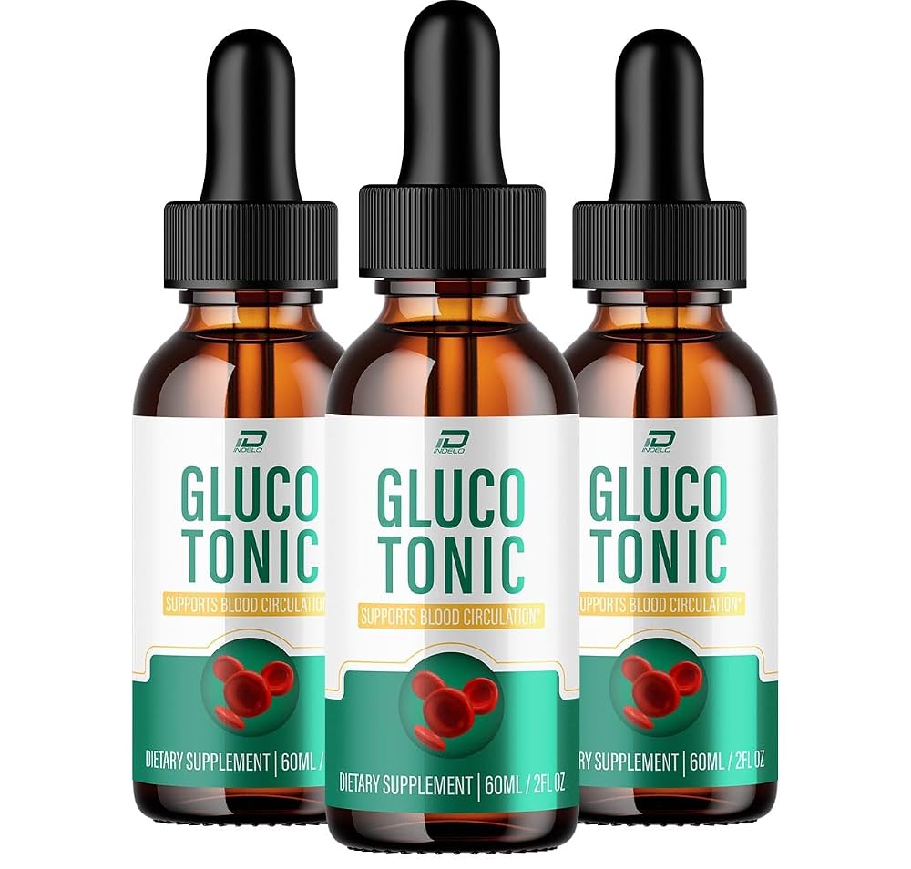 Indelo Gluco Tonic Drops Advanced Formula - 3 Pack