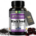 HERBOGANIC Cold Pressed Black Seed Oil Softgels - 90 Softgels