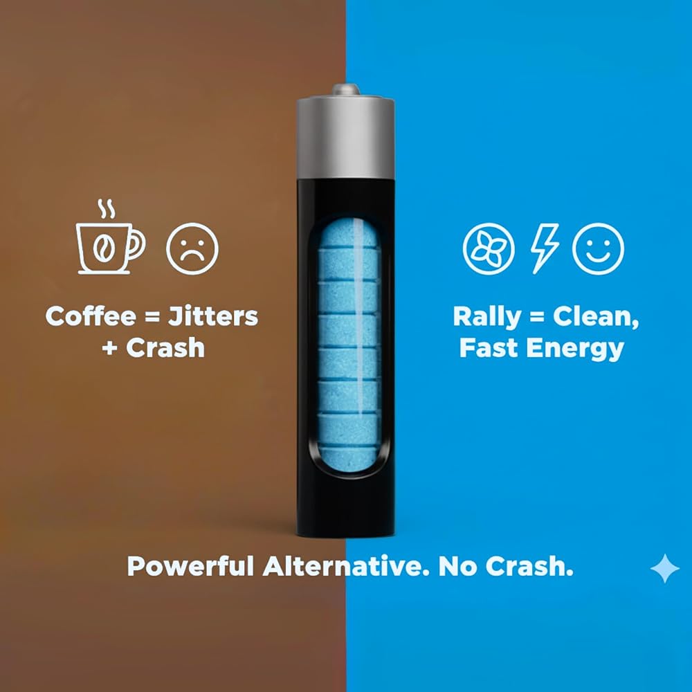 Rally Energy Caffeine Mints 60mg Instant Energy - 30 Mints - image 4